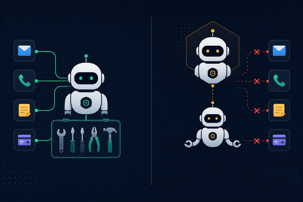 Fair agent evals: single-agent with tools vs planner worker without domain MCP access